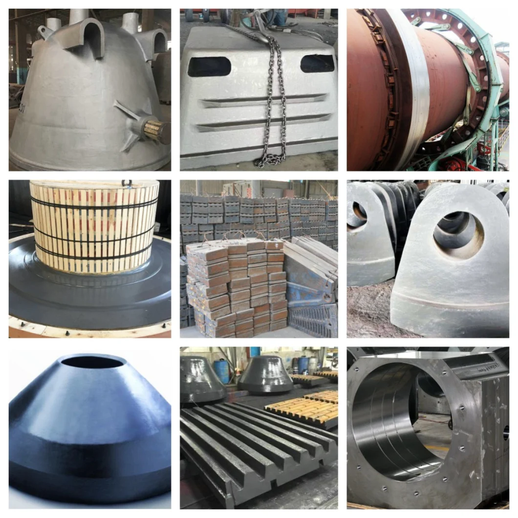 Mantle Bowl Liner Concave, Cone Crusher Wear Liner Manganese Casting Spare Parts