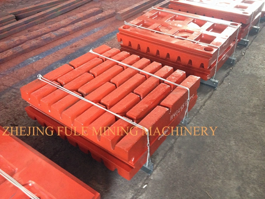 Mining Machine Cast Steel Wear Jaw Crusher Spare Parts